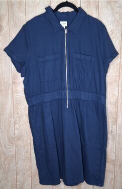 J Crew Plus Size Chino Pockets Utility Classic Shift Size 20